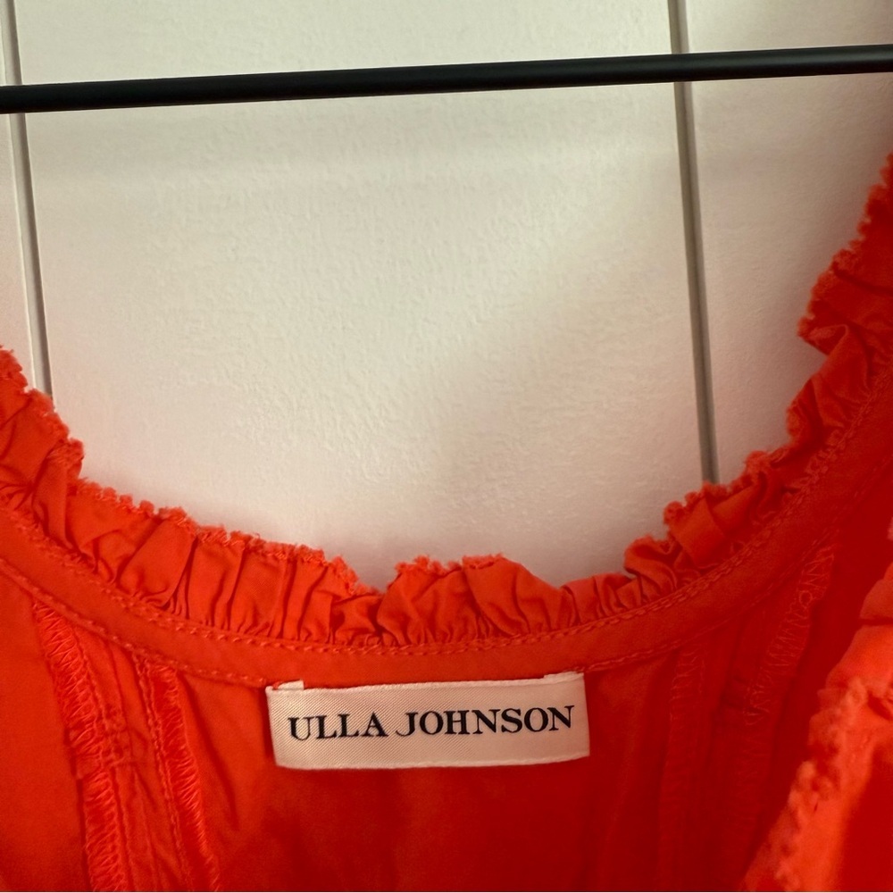 Ulla Johnson Ruffle Sleeve Corset Midi Dress - Picture 2 of 4